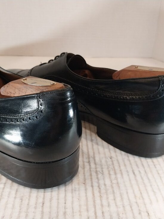 BALLY men\'s (SAVE $1100) size 14 N black Oxford. main image 9